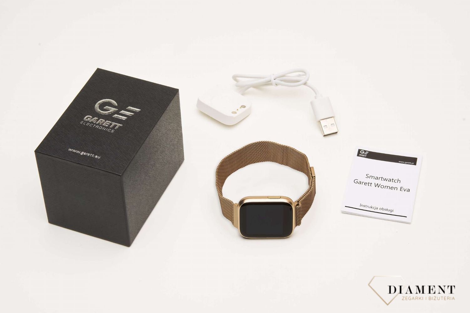 Smartwatch Garett Women Eva złoty stalowy  (1).jpg